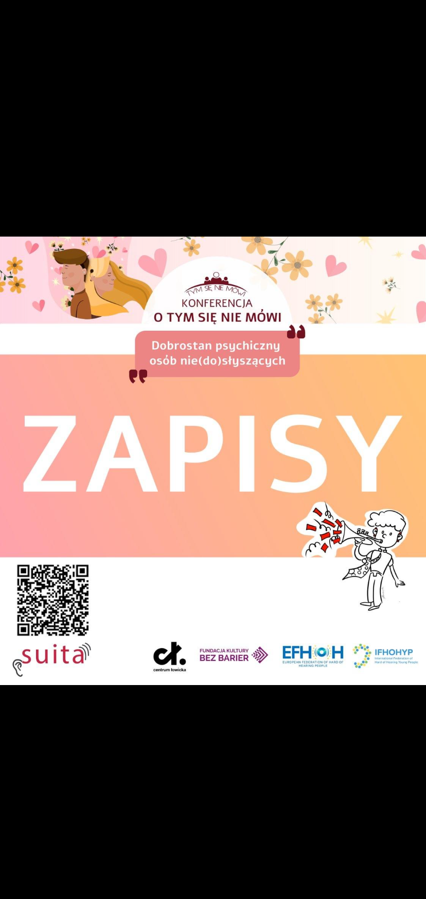 Dobrostan psychiczny osób nie(do)słyszących - konferencja