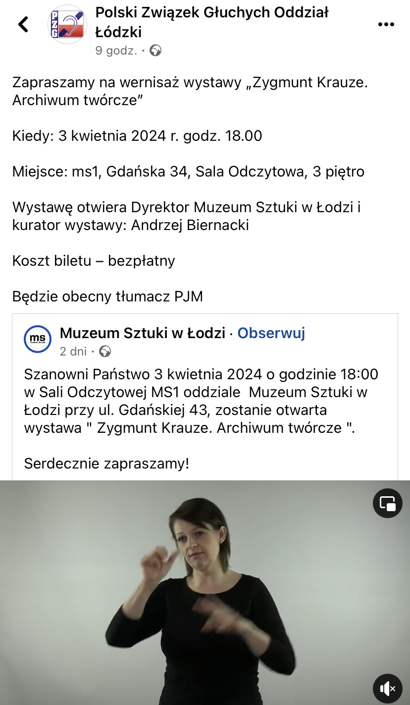 Zygmunt Krauze. Archiwum twórcze - wernisaż wystawy