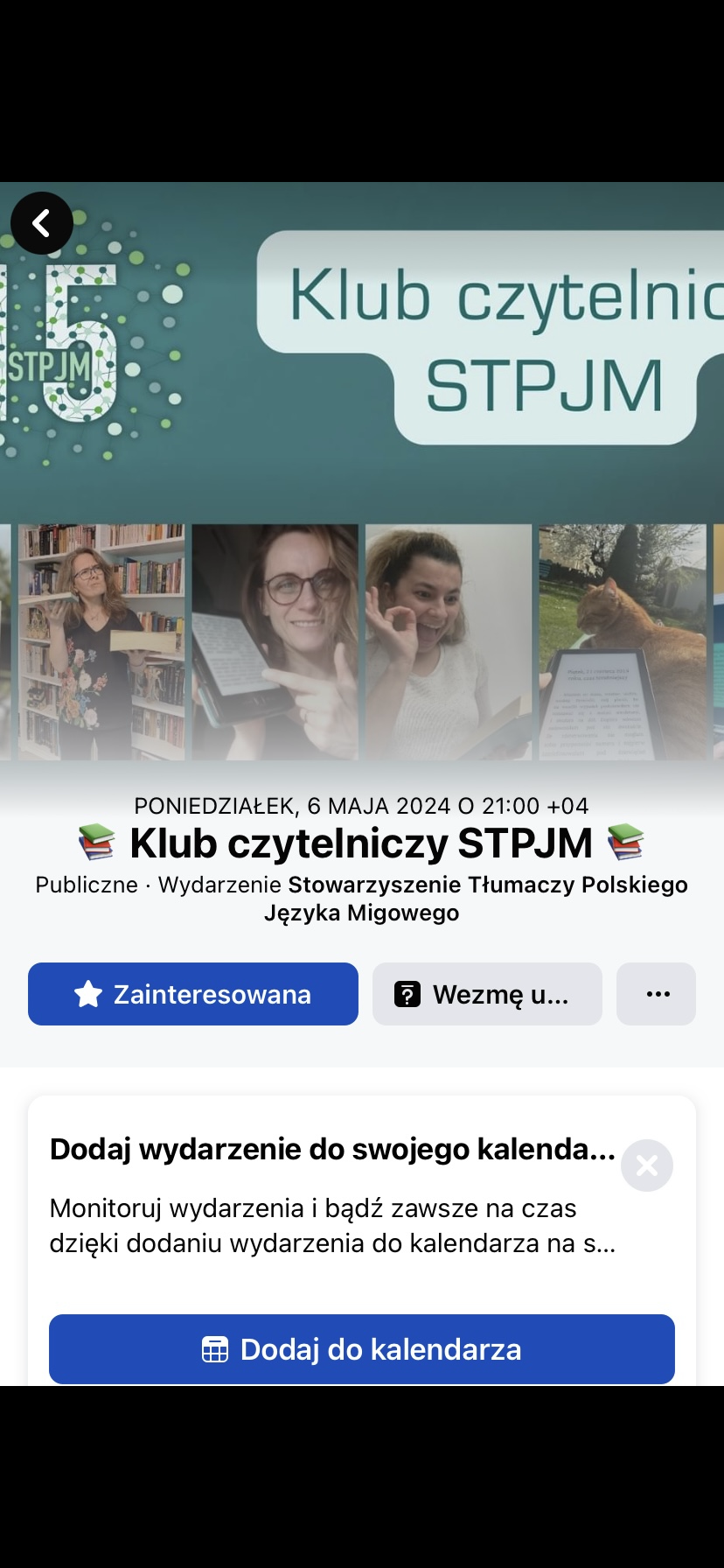 Klubie czytelniczym STPJM!