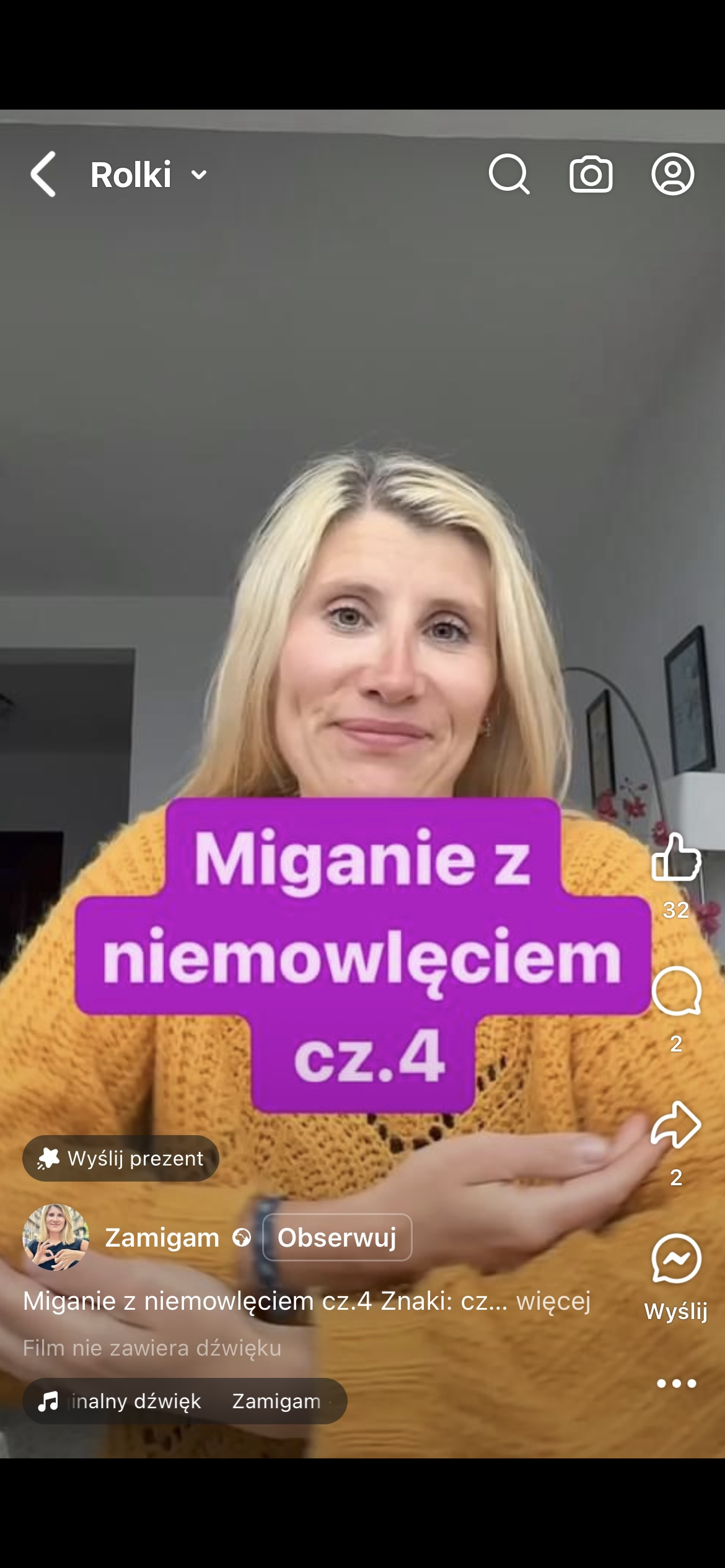 Miganie z niemowlęciem cz.4