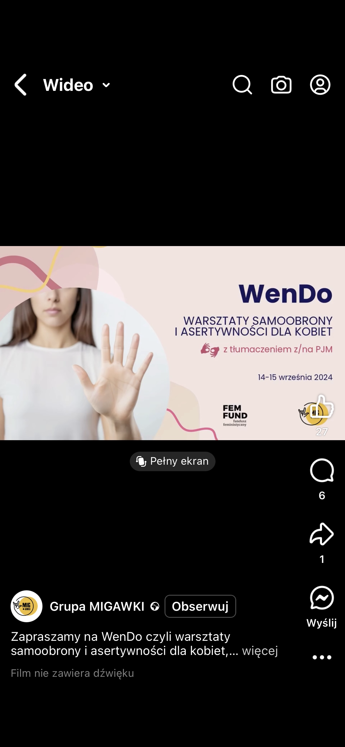 Warsztaty samoobrony i asertywności dla kobiet