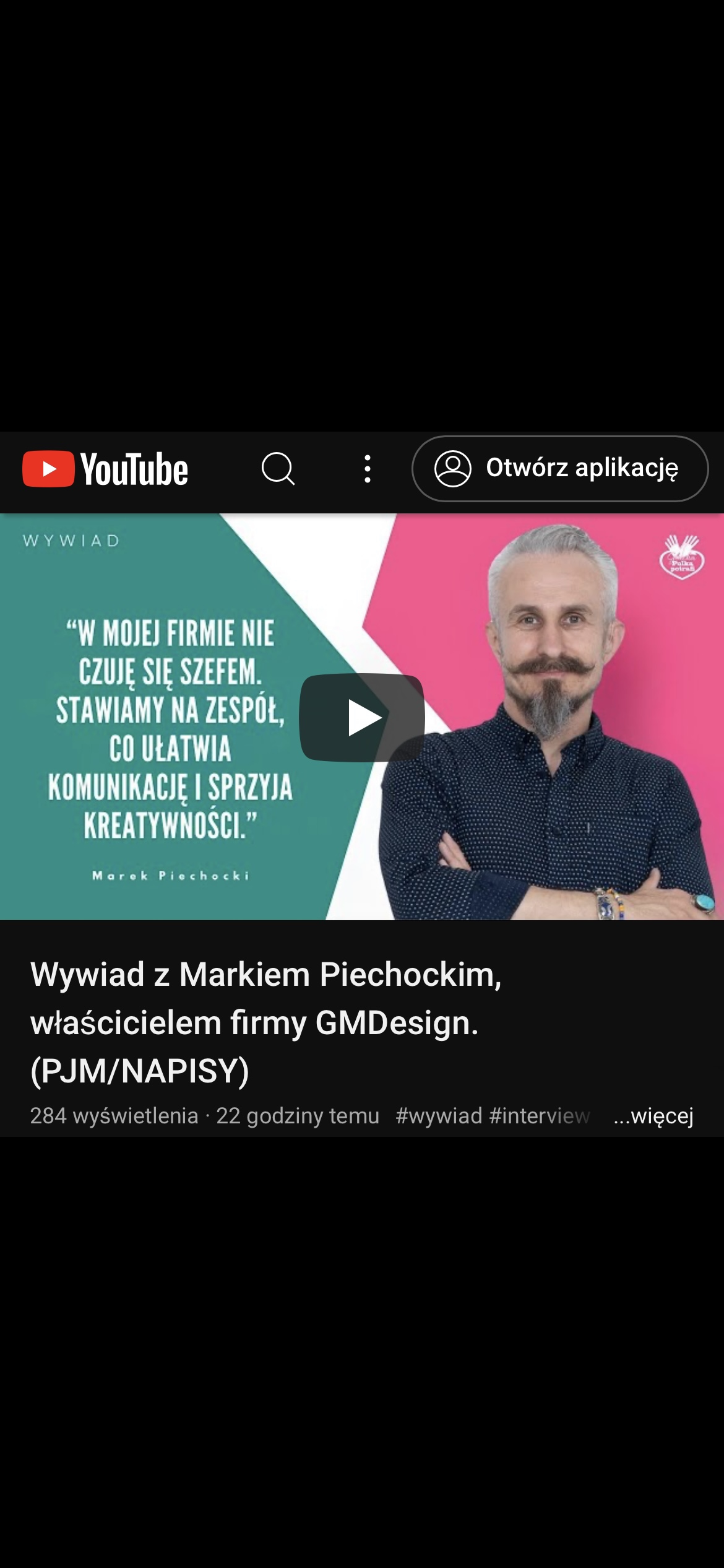 Wywiad z Markiem Piechockim, właścicielem firmy GMDesign